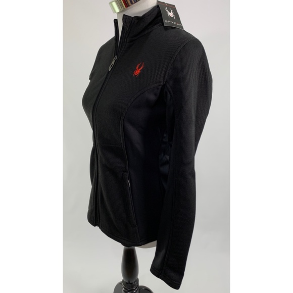 Spyder Women's Black Tonal Stryke Jacket - Picture 2 of 8